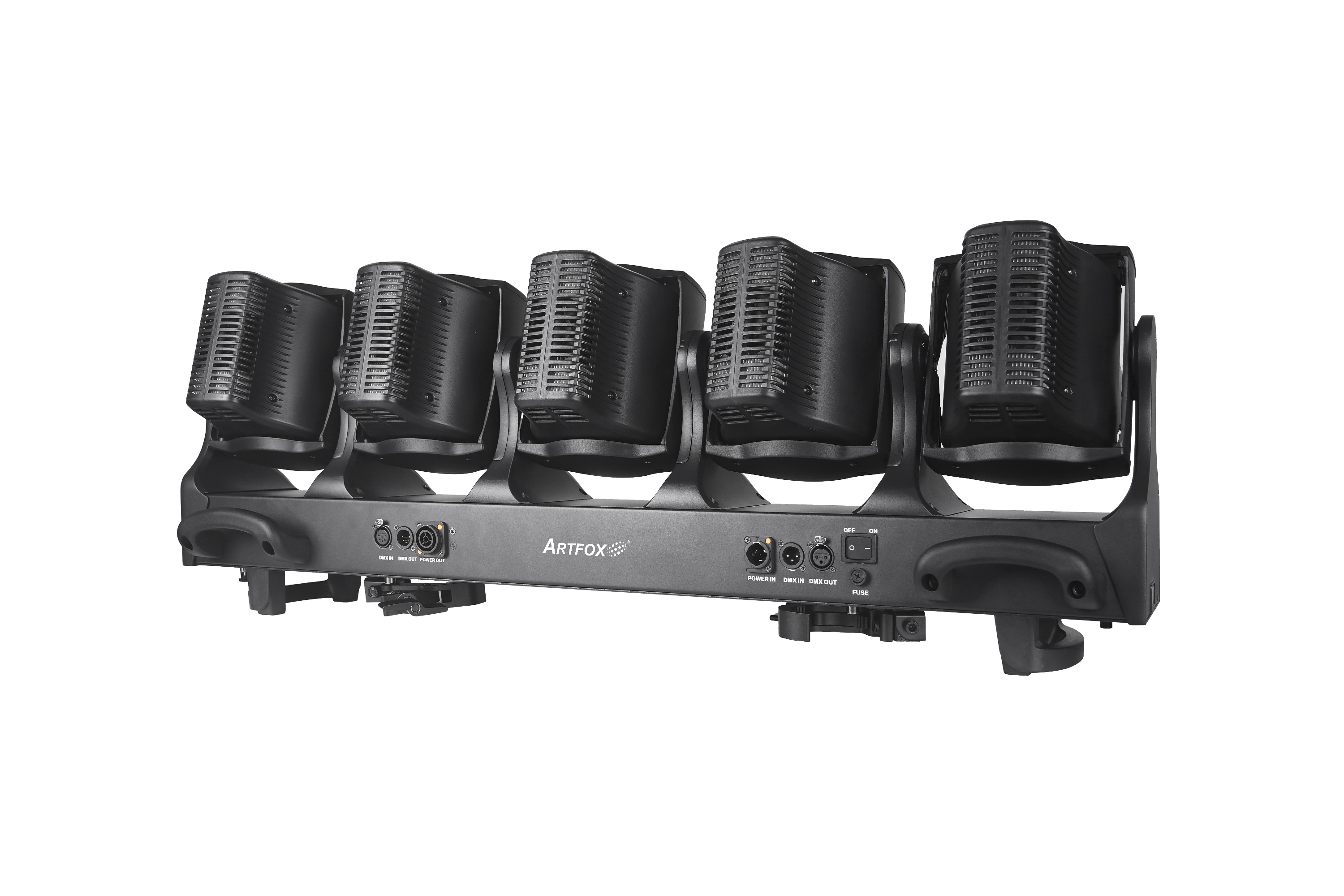 LED Moving Head:5x120w RGBL LEDs, Beam Wash 2-in-1, LED Ring, IP65